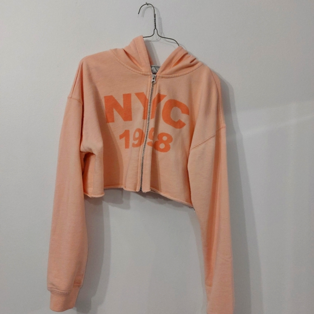FOREVER 21 Orange Sweater Size M